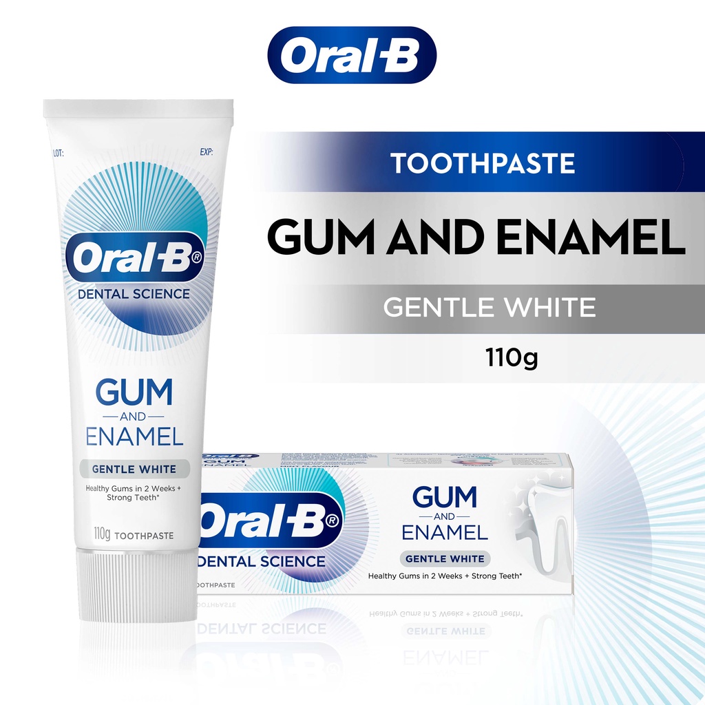 Oral-B Gum & Enamel Gentle White Toothpaste (110g) | Shopee Malaysia