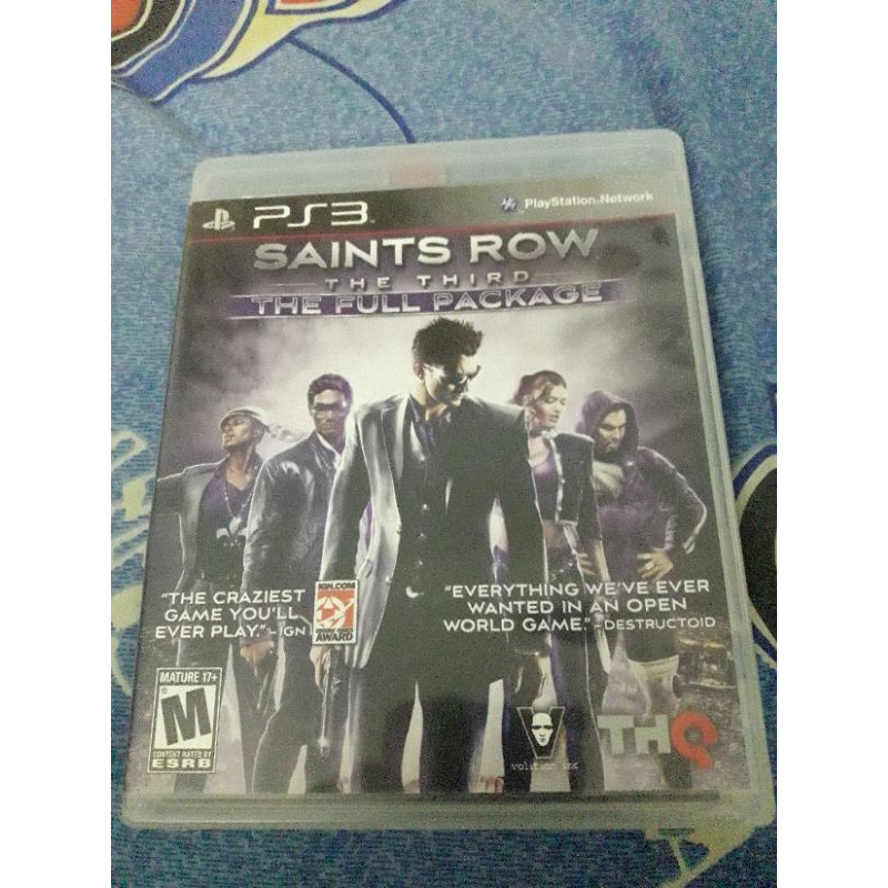 PS3 Saints Row The Third Full Package with all DLC Shopee Malaysia