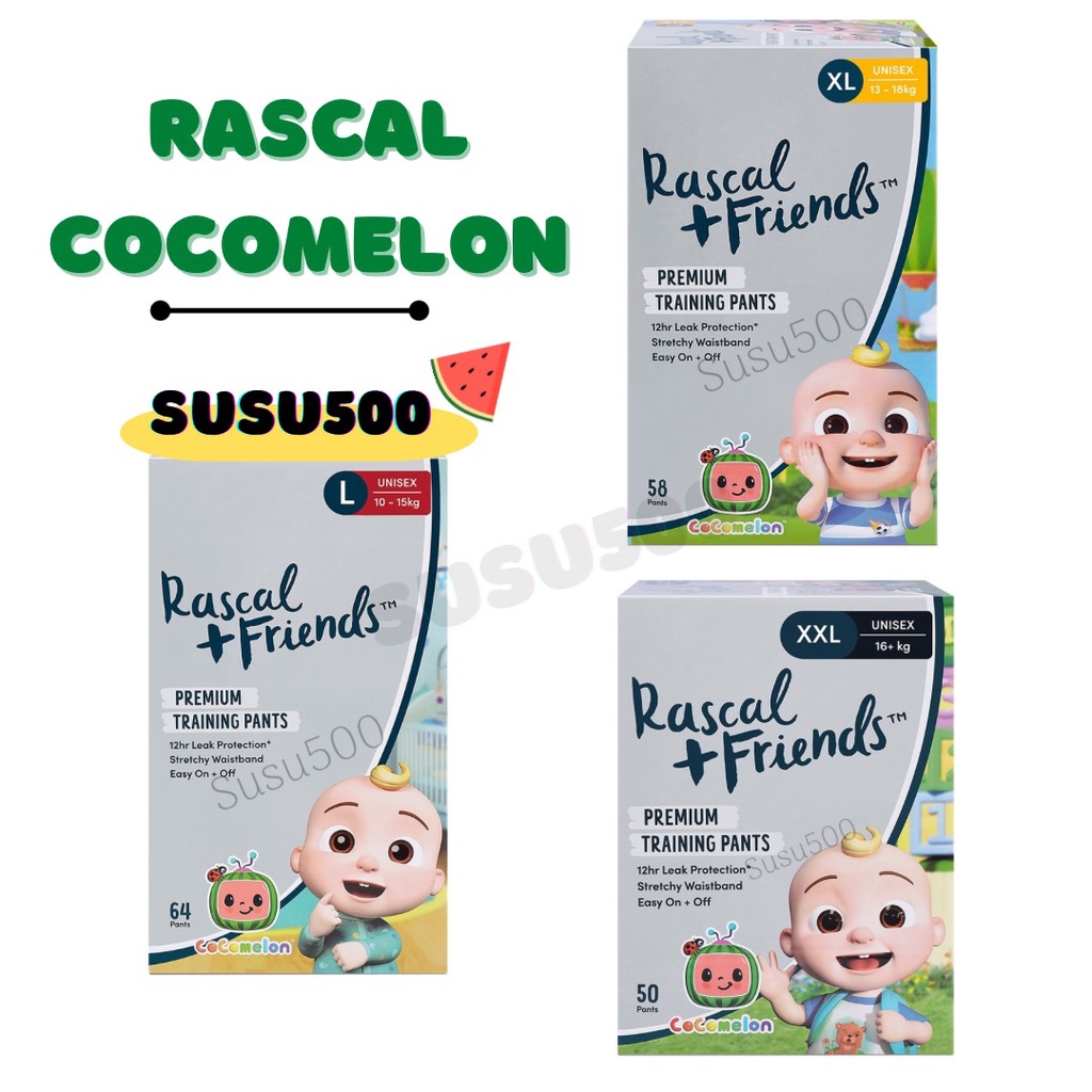 Rascal & Friends Pull up Pants Cocomelon Edition (L size), Babies