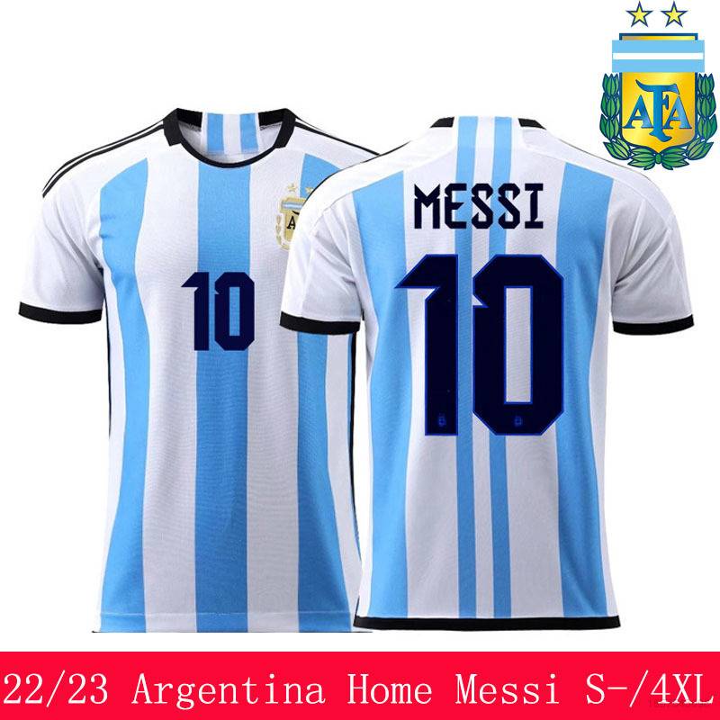 Argentina Home Shirt with Messi 10 printing 2022-2023