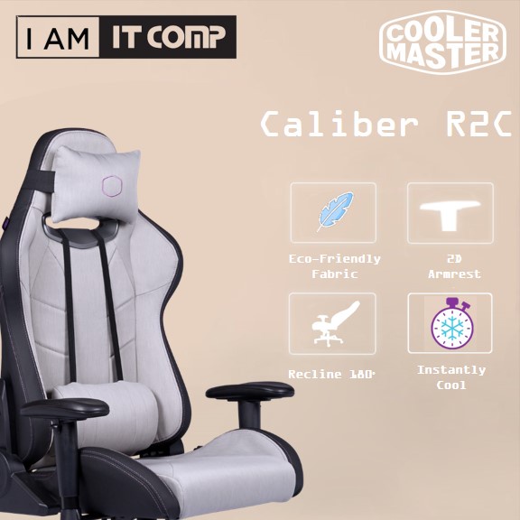 COOLER MASTER Caliber R2C COOL-IN Fabric Gaming Chair - Premium Gaming ...