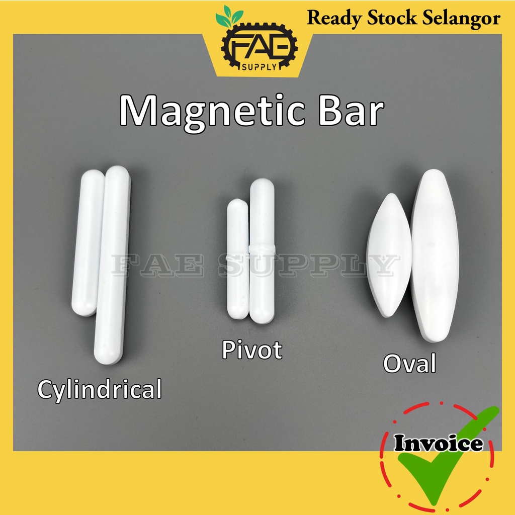 Stirrer Bar Cylindrical pivot ring Shape Oval shape PTFE
