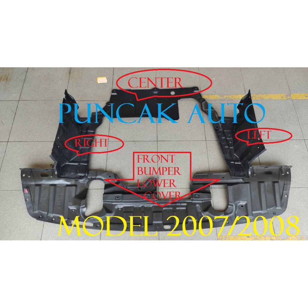 MITSUBISHI LANCER 2007/2008/ PROTON INSPIRA ENGINE COVER SET (4 PCS ...
