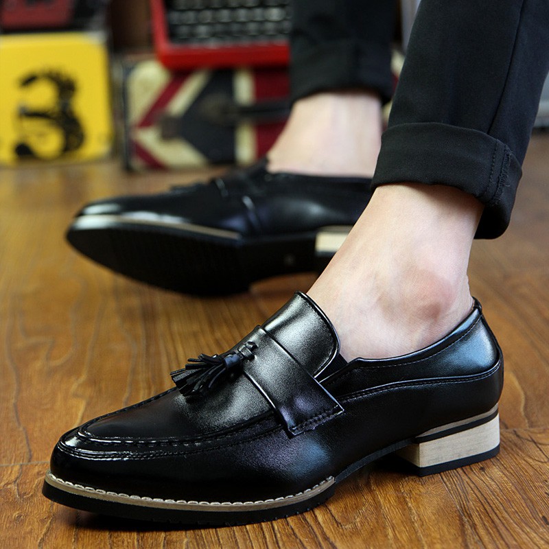 3 Colors Men's Business Slip-On Shoes Male Office Fashion Work Shoes ...