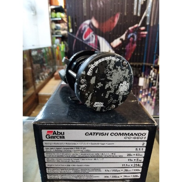 Abu Garcia Catfish Commando CC-6501(4pcs free gift) | Shopee Malaysia
