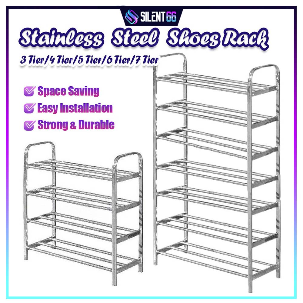 READY STOCK Stainless Steel Multi Tier Rack Flower Rack / Indoor ...