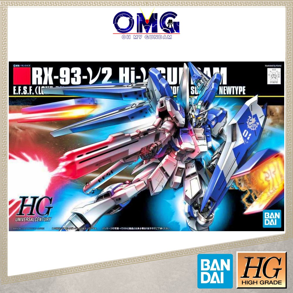 Bandai HGUC RX-93-V2 Hi-V Gundam 59570 HG Hi-V Gundam HGUC RX93 V2 Hi V ...