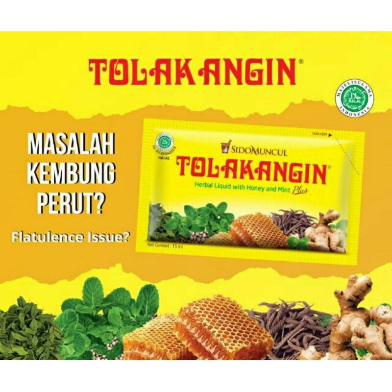 Tolak Angin Cair Ubat Herba Masuk Angin Madu Sido Muncul 15ml 1 Sachet Shopee Malaysia 0935