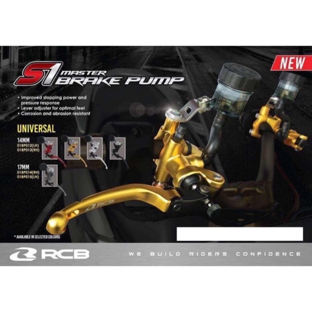RACING BOY BRAKE MASTER PUMP S1 (14MM) | Shopee Malaysia