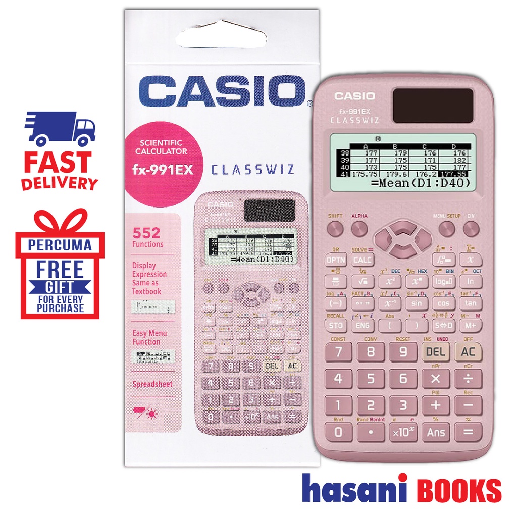 Casio shop classwiz pink