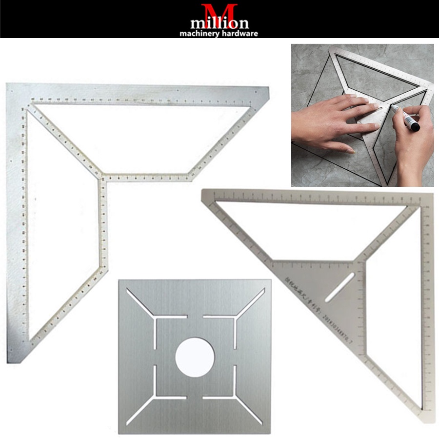 millionhardware - Multifunction Floor Drain Ruler Bricklayer Flower ...