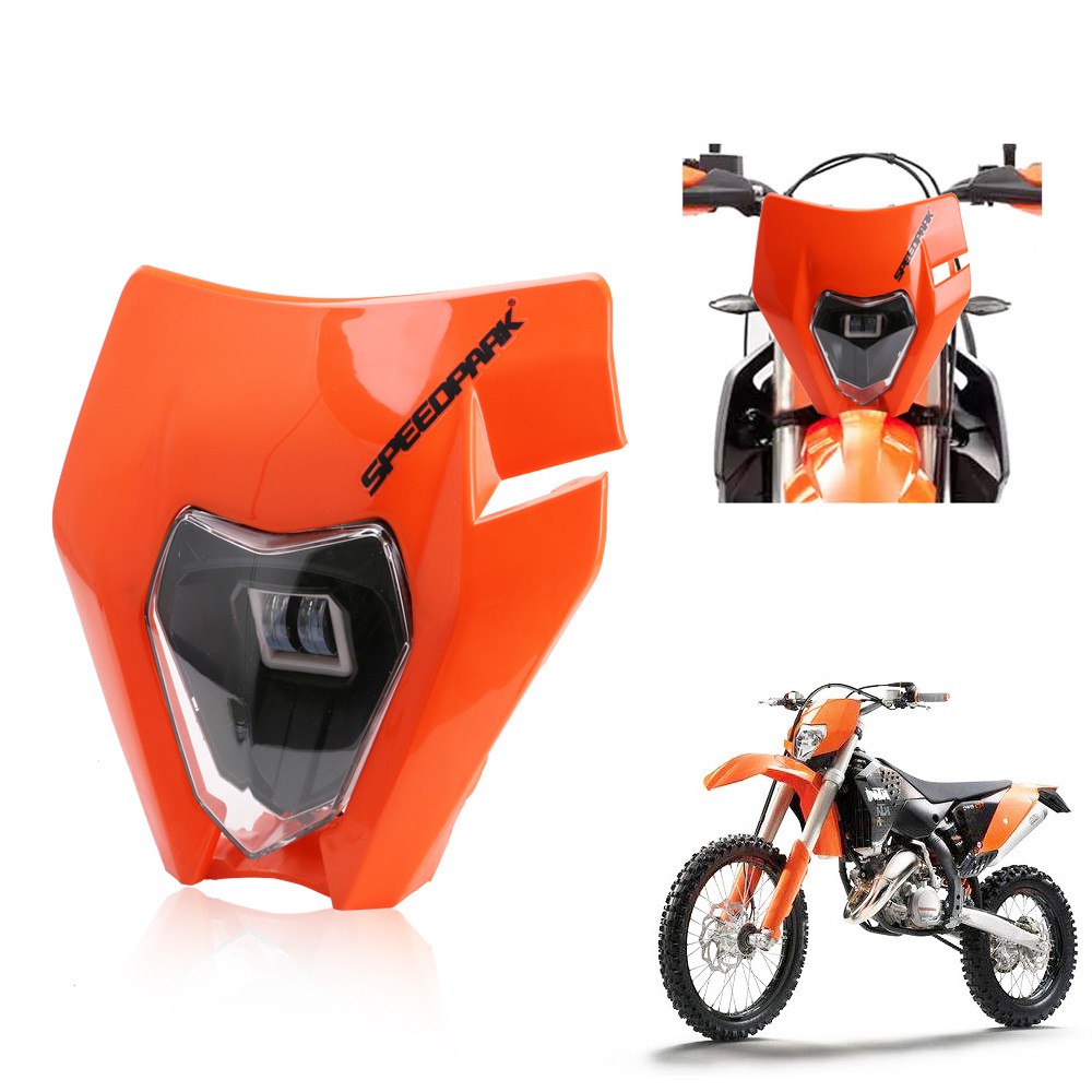 KTM Dirt Bike Motorcycle Supermoto Universal Headlight Headlamp