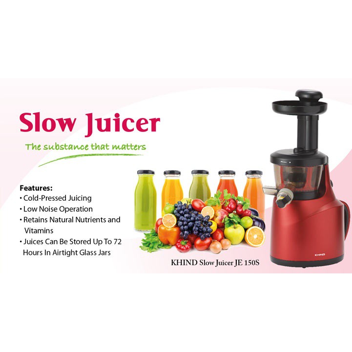 Khind JE150S Slow Juicer (USED) Shopee Malaysia