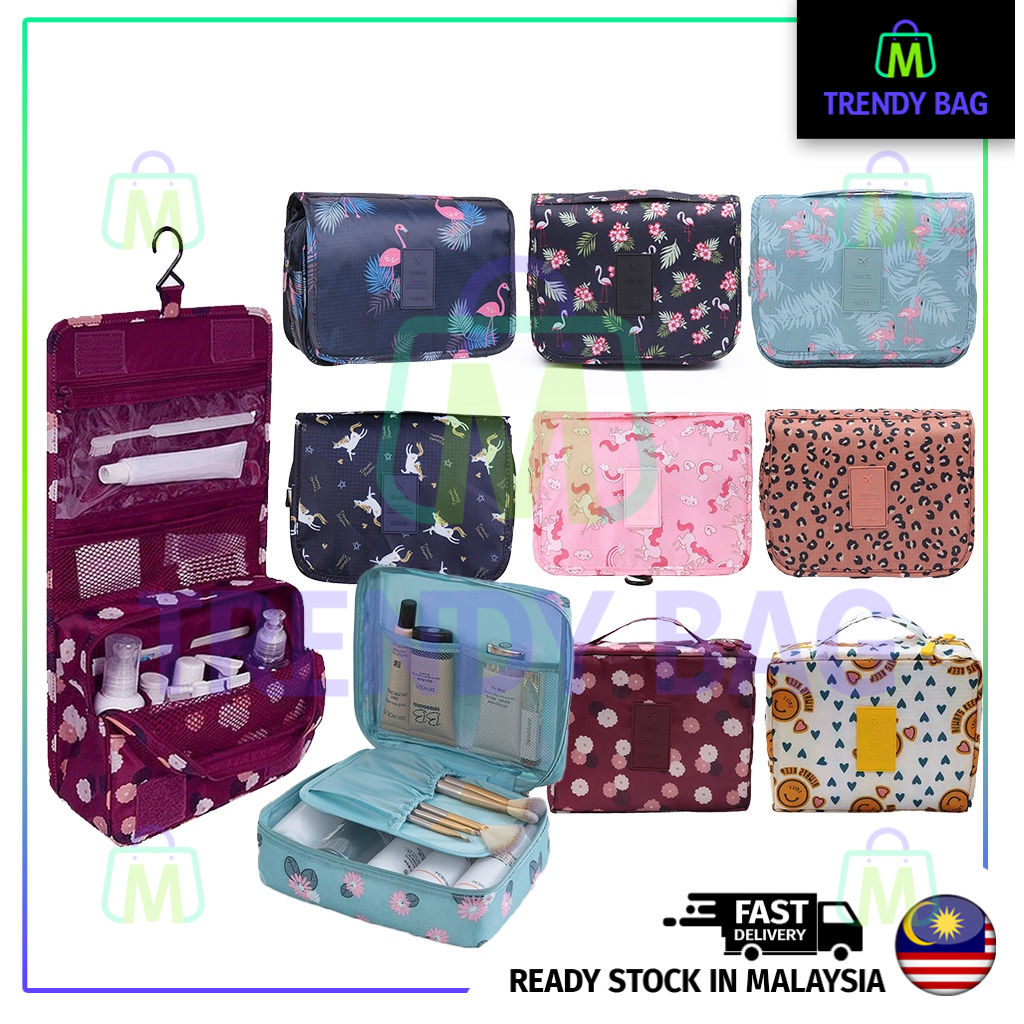 Korean Upgraded Wash Bag Make Up Bag Travel Hanging Bag Multiple ...