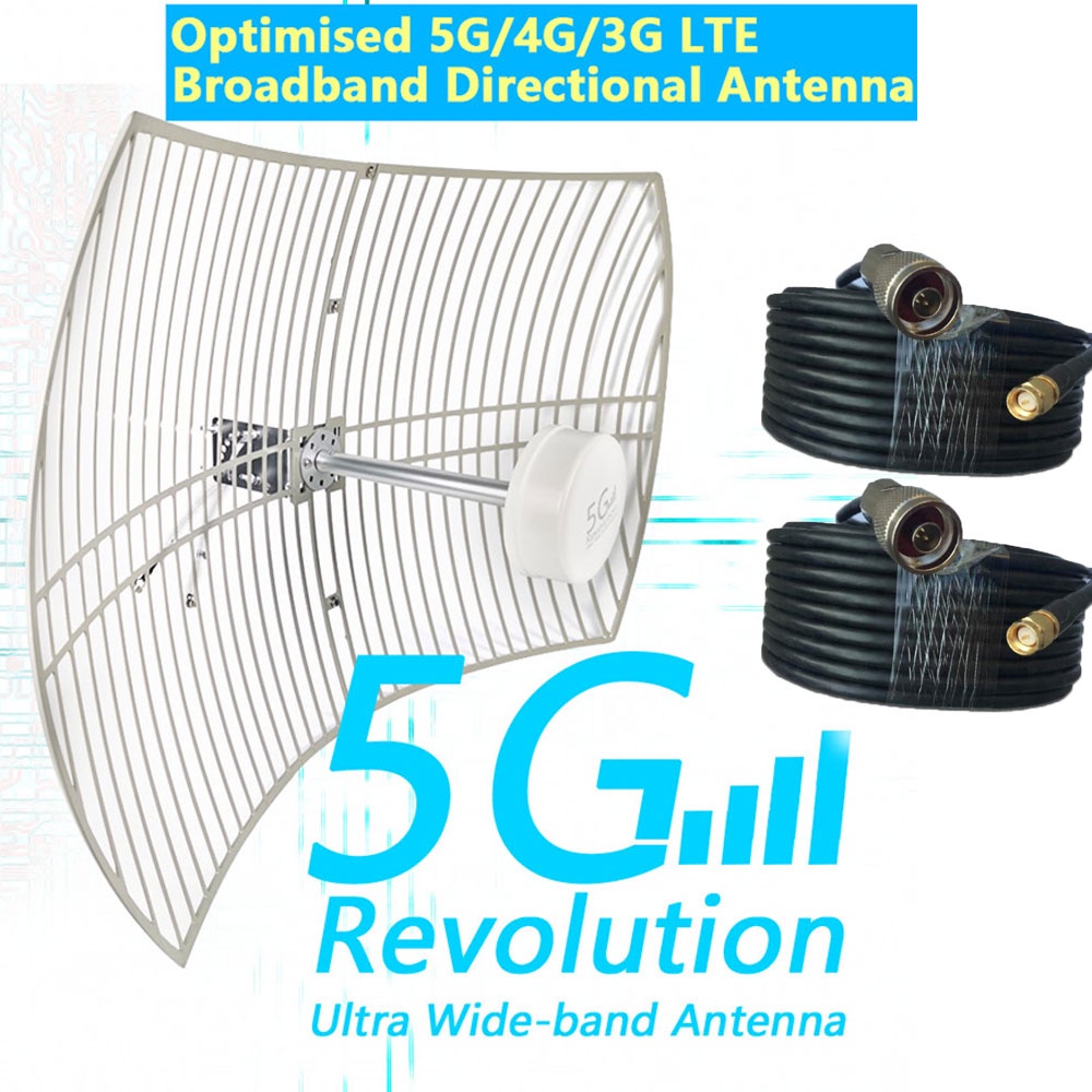 Version 9 B310 Mimo Parabolic Grid Antenna 4g Lte Wifi 698mhz 6000mhz Ultra Wide Band Parabolic 1299