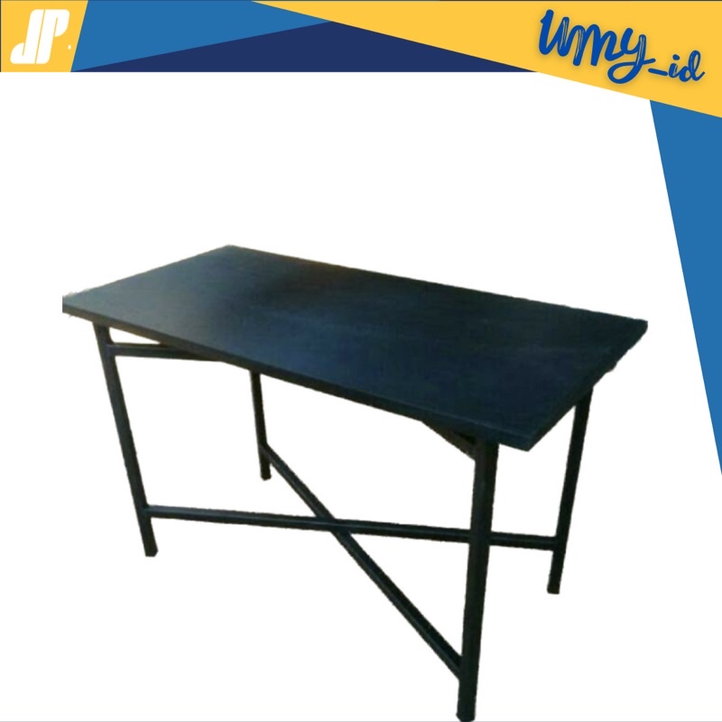 View of Custom Large Cross Leg Folding Table 100X60 120X60 1 SET Of Table And ...