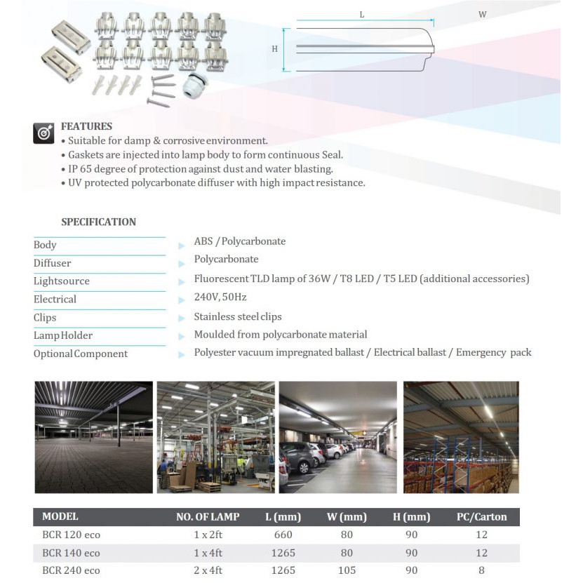 BS Light T5/T8 IP65 ANTI-CORROSIVE FITTING | Shopee Malaysia