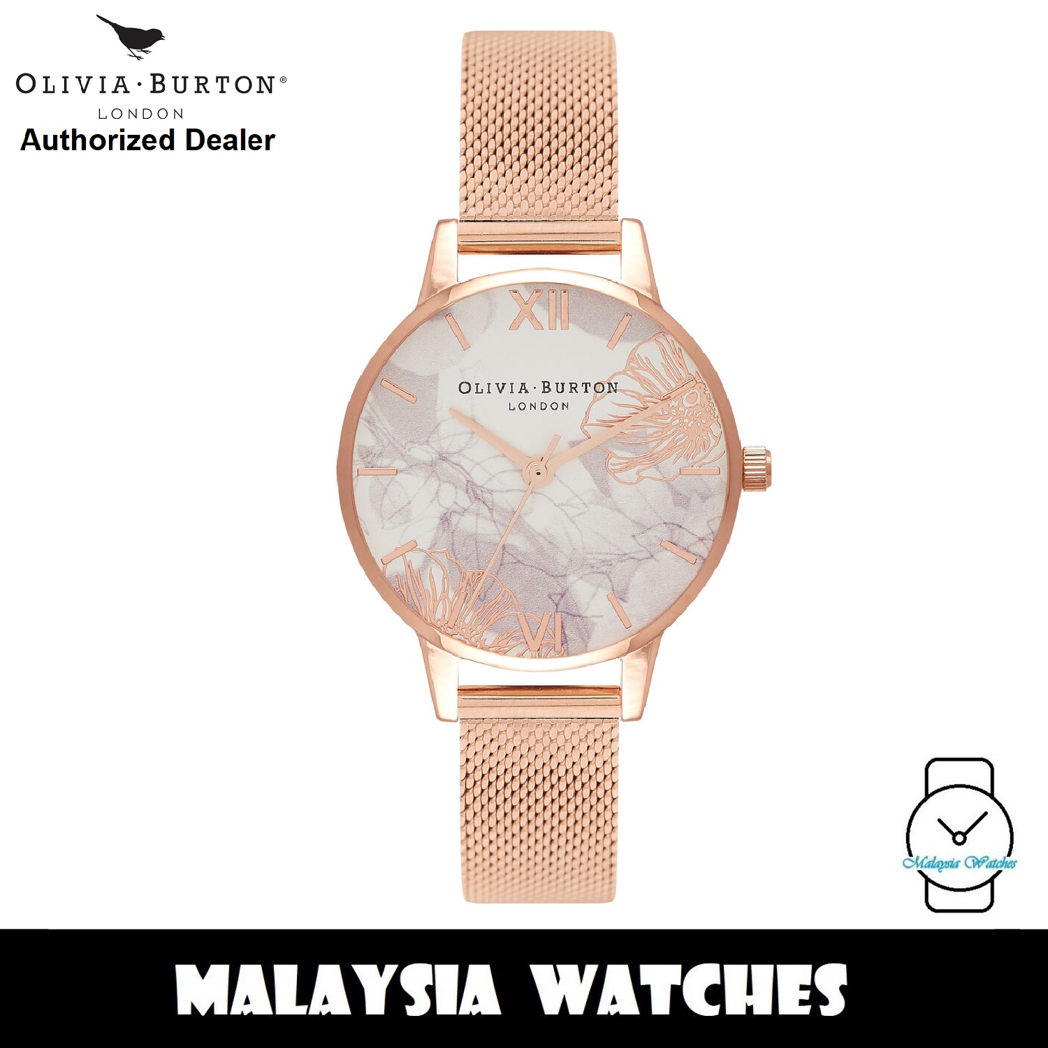 Olivia burton abstract florals hot sale