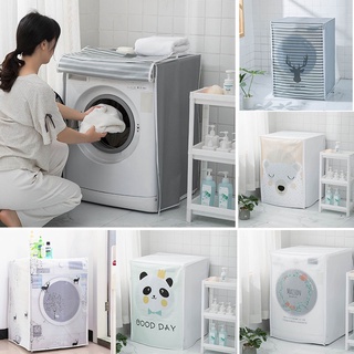 Washing Machine Dust Cover Clamshell Drum Washing Machine Waterproof Dust  Cover Towel Home Laundry Accessories