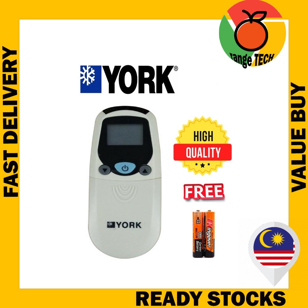 🔥QUALITY🔥York Air Conditioner Remote Control Shopee Malaysia
