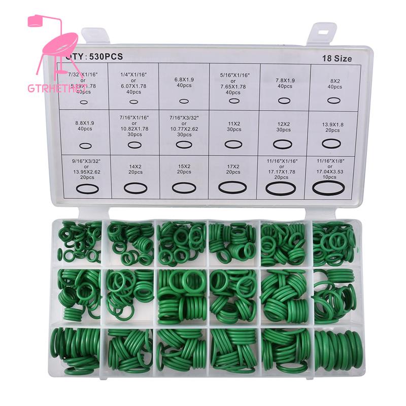530Pcs Car R134A Car ORing Repair Automotive Air Conditioning Repair