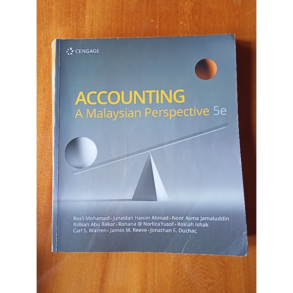 Accounting A Malaysia Perspective 5th Edition For Business Accounting ...