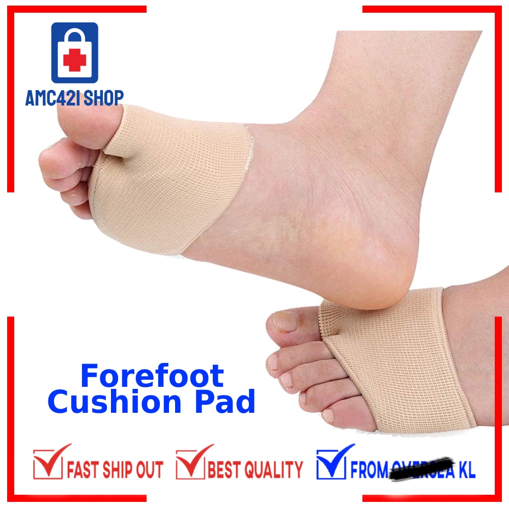 AMC Metatarsal Pads Foot Cushion Forefoot Pads, Breathable & Soft Gel ...