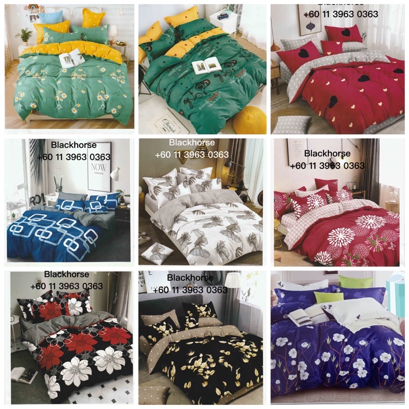 COMFORTER SET 7 in 1 /set toto 7 in 1 🎉💥[ready stock] 💥💥 Shopee Malaysia