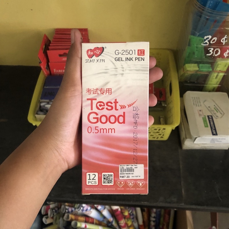 gel pen warna merah 12 batang | Shopee Malaysia