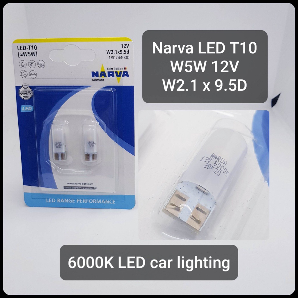 Narva LED T10 W5W 12V (2PCS/SET/BOX) | Shopee Malaysia