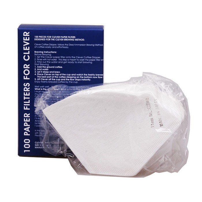 Clever Paper Filter with Box for Clever Dripper (100 Pcs) Original Made ...