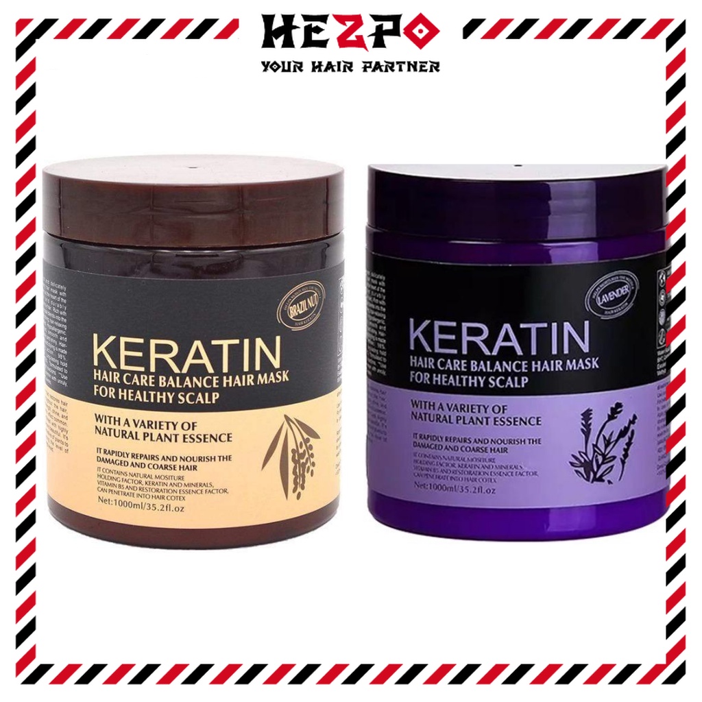 HAIRCARE BALANCE HAIR KERATIN MASK FOR HEALTHY SCALP 1000ML Shopee