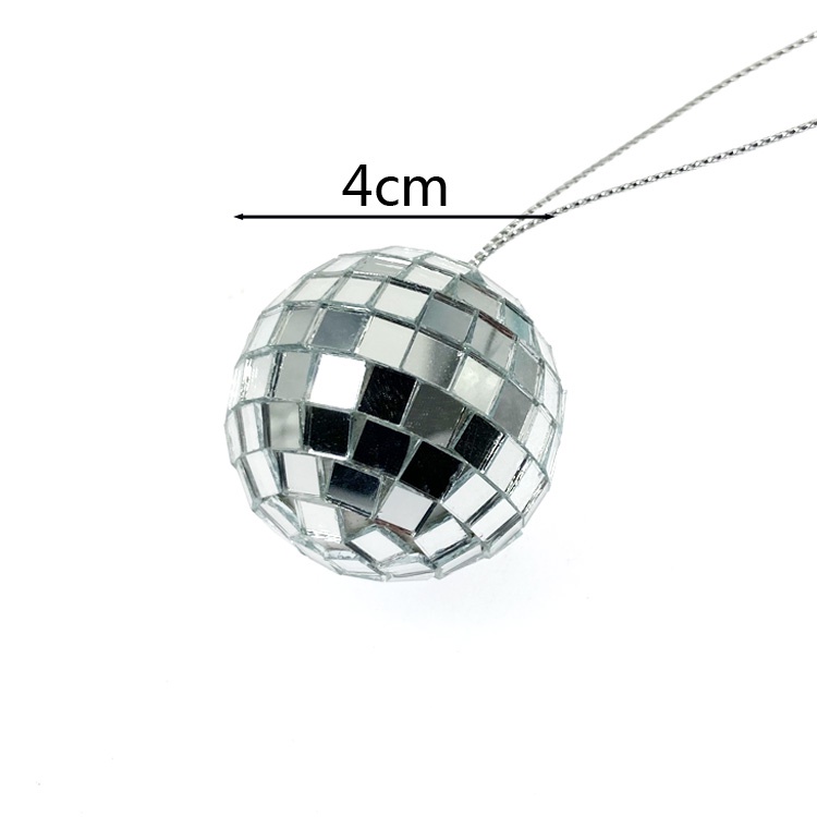 [Ready Stock] Silver Disco Ball Polygon Mirror Spherical Mirror ball