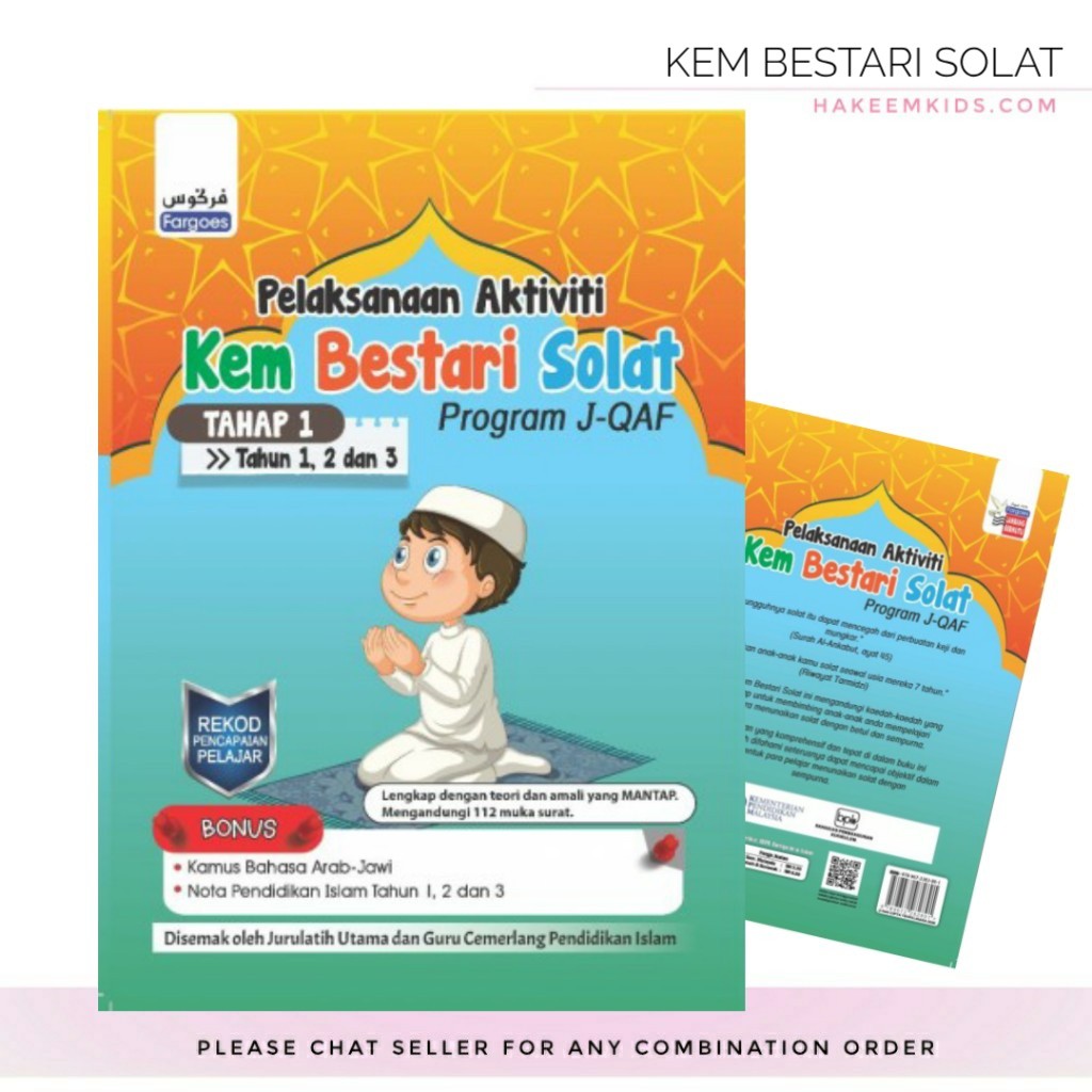 KEM BESTARI SOLAT TAHAP 1 (THN 1,2 & 3) TAHAP 2 (THN 4,5 & 6) | Shopee ...