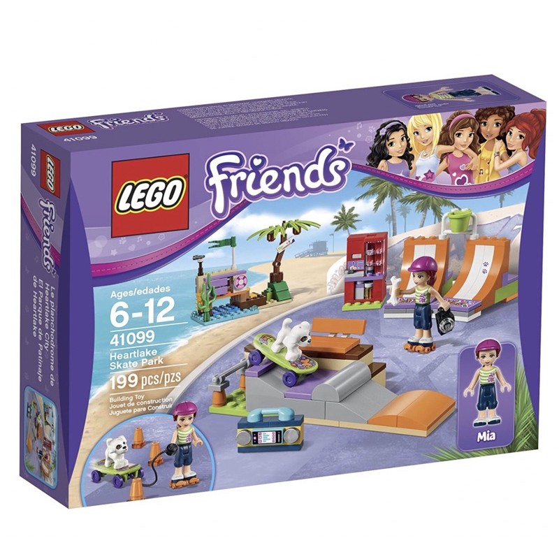 Lego friends mia online skateboard