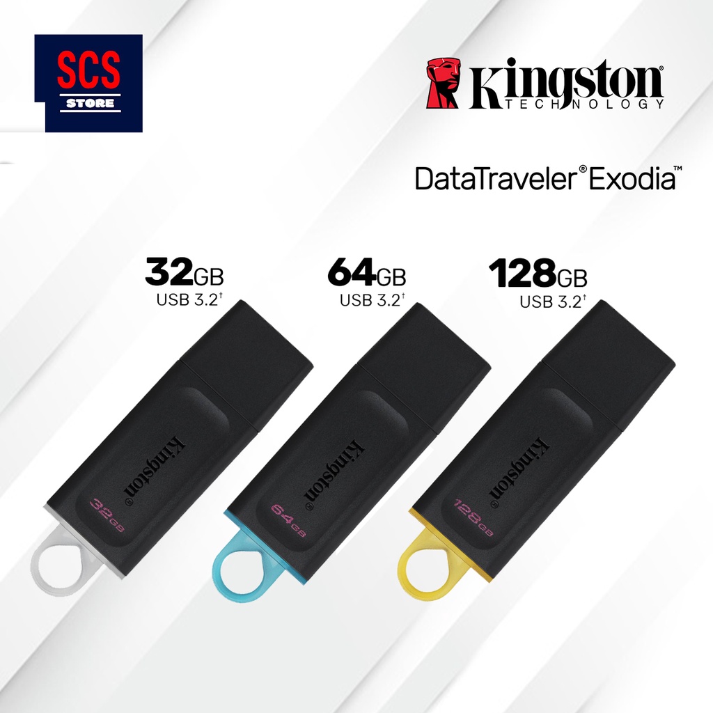 Kingston 64 Go USB 3.2 génération 1 Datatraveler exodia m Clé USB