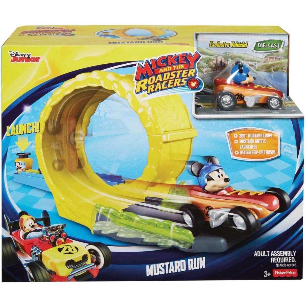 Fisher-Price Disney Junior Mickey & The Roadster Racers Mustard Run ...