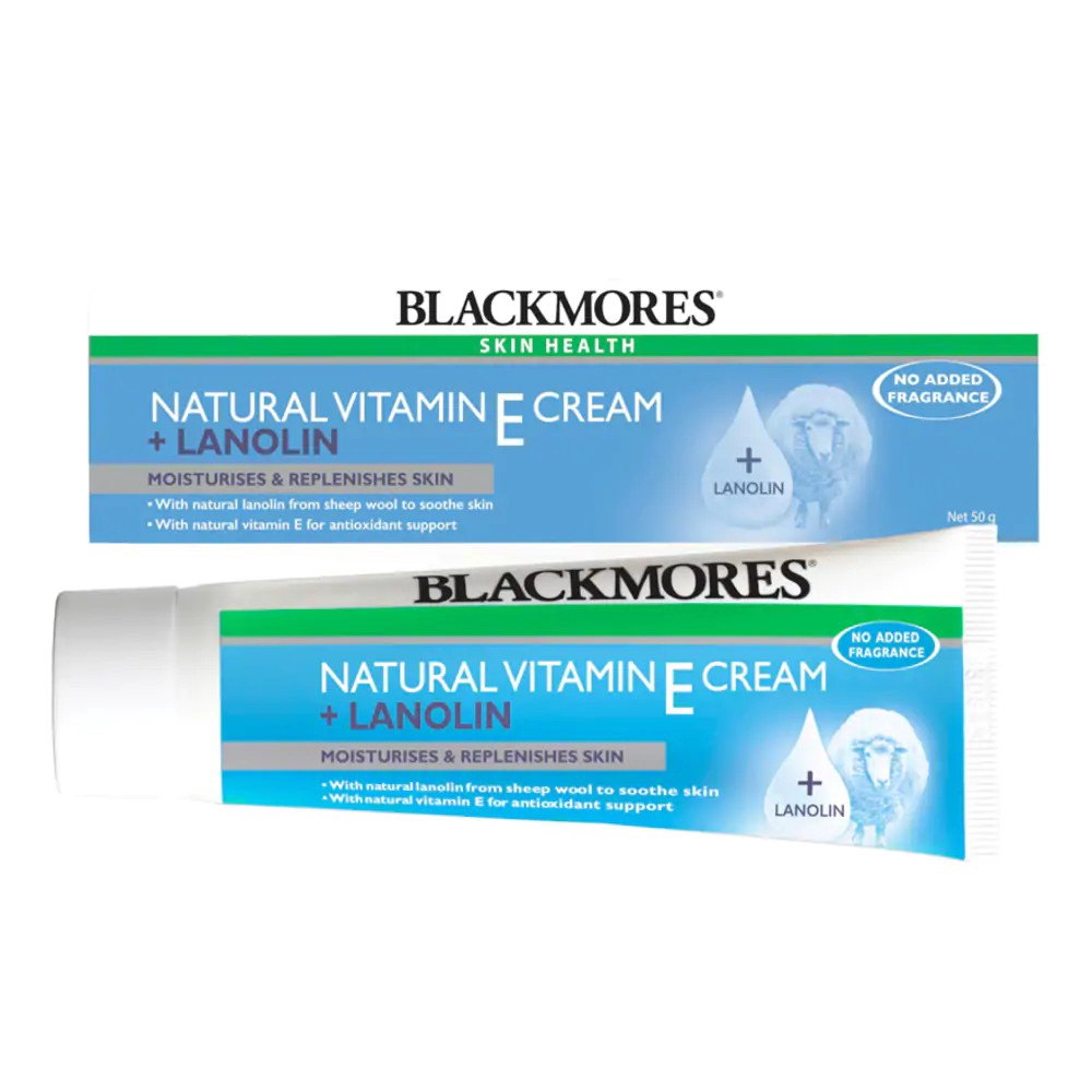 BLACKMORES NATURAL VITAMIN E CREAM+LANOLIN (50ml) Shopee Malaysia