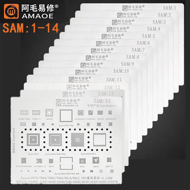 Amaoe BGA Stencil EMMC:2 FOR EMMC/EMCP/UFS IC Chip, 53% OFF