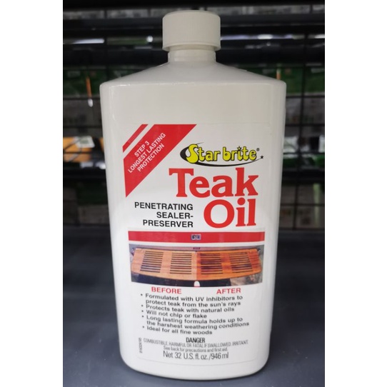 🇺🇸 Star brite Teak Oil Sealer Preserver 946ML Shopee