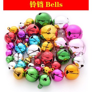 Bulk Charms Aluminum Bell Charms Tiny Miniature Jingle Bells Assorted Lot  100pcs