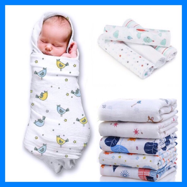 Baby Monsta) Baby Flat Pillow 10 Layer Kain Bantal 100% Cotton