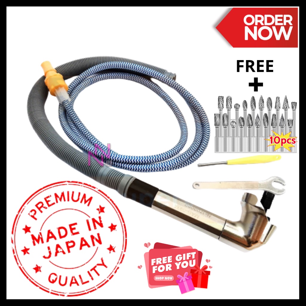 90 Degree 3mm Air Micro Die Grinder MAG093A Mini Pencil Polishing