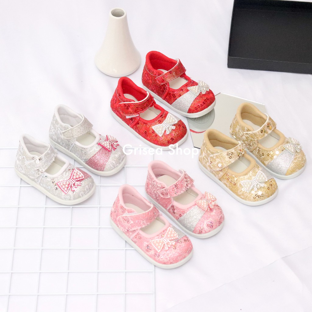 Grisea Cute Children's Shoes With Ties Aged 1-2-3 Years BSO-12 | Shopee ...