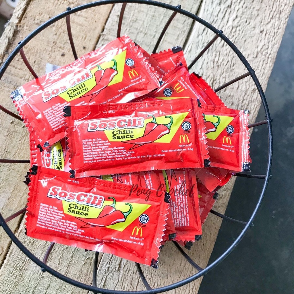 MCD Chili Sauce / MCD Tomato / Life Chili Sauce / Life Tomato / Baker's