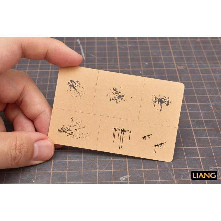 Masking template - Blood splatter effect | Shopee Malaysia