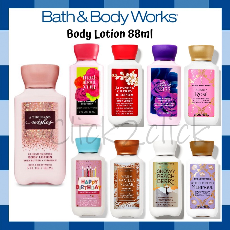 Bath & Body Works Body Lotion 88ml ( Ready Stock ) | Shopee Malaysia