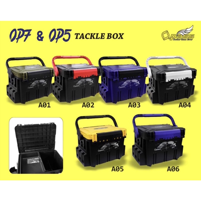 OPASS OP5 OP7 TACKLE BOX SAME SAIZ WITH MEIHO BM5000 BM7000 | Shopee ...