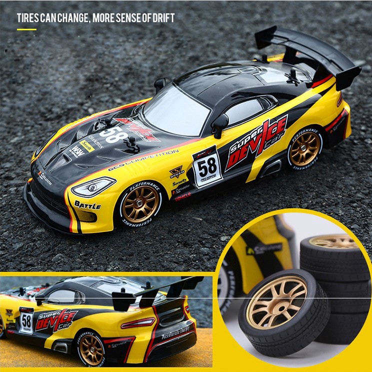 Ready Stock Drift Racing RC Car Kereta Control GTR model 4WD 2.4G