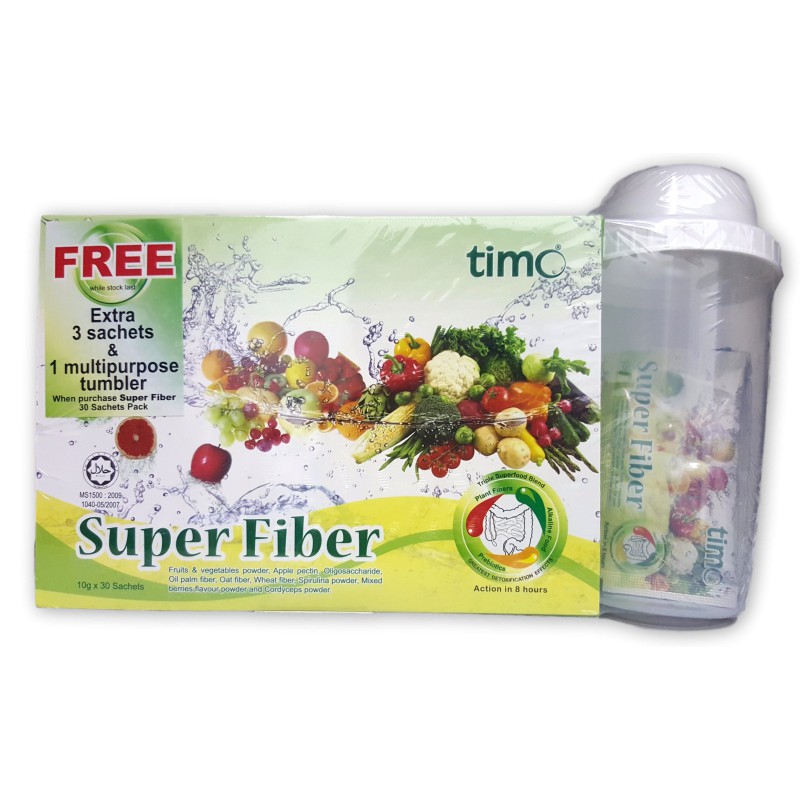 Timo Super Fiber (10gm x 30'Sachets) | Shopee Malaysia